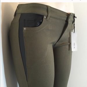 NWT Military Leather Leggings